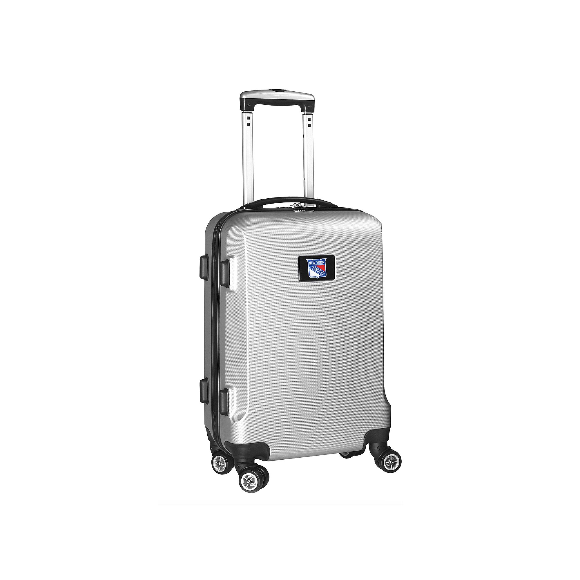 New York Rangers 19 1/2-in. Hardside Spinner Carry-On, Silver