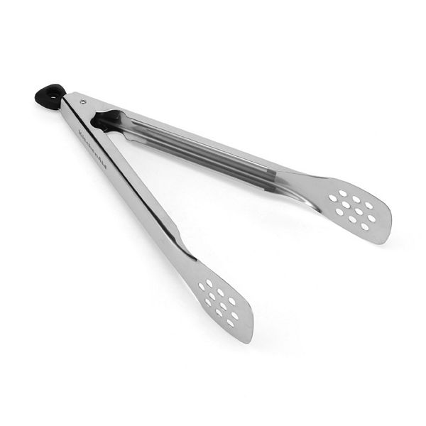 Kitchenaid Stainless Steel Silicone Gray Tipped Tongs 