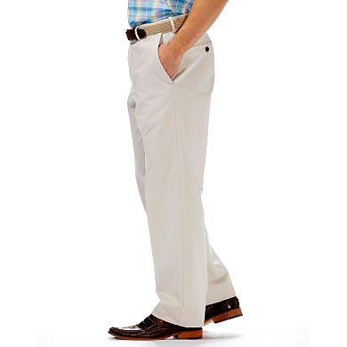 Men's Haggar® Work to Weekend® Classic-Fit Flat-Front No-Iron Expandable Waist Pants