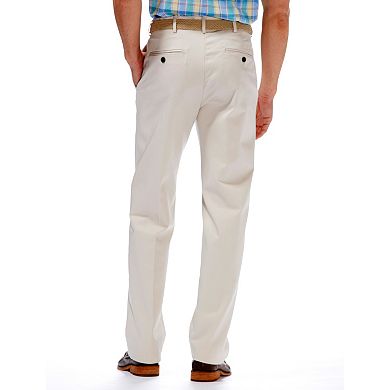 Men's Haggar® Work to Weekend® Classic-Fit Flat-Front No-Iron ...