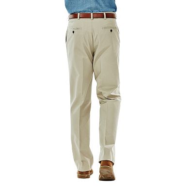 Men's Haggar?? Work to Weekend?? Classic-Fit Flat-Front No-Iron Expandable Waist Pants