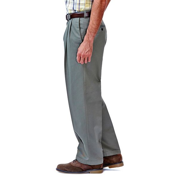 Men's Haggar® Work to Weekend® ClassicFit Pleated Expandable Waist Pants