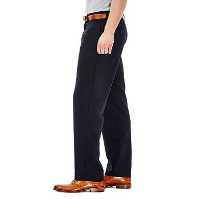 Men's Haggar® Cool 18® Classic-Fit Flat-Front No-Iron Expandable Waist Pants