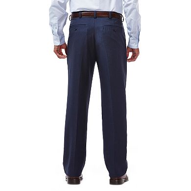 Men's Haggar® Cool 18® Classic-Fit Pleated No-Iron Expandable Waist Pants