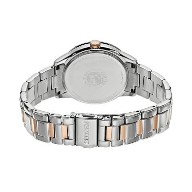 Citizen Women's Eco-Drive Silhouette Two Tone Stainless Steel Watch - FD2016-51A