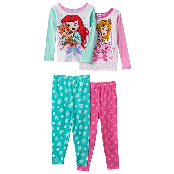 Disney Princess Palace Pets Ariel Aurora Pajama Set Toddler