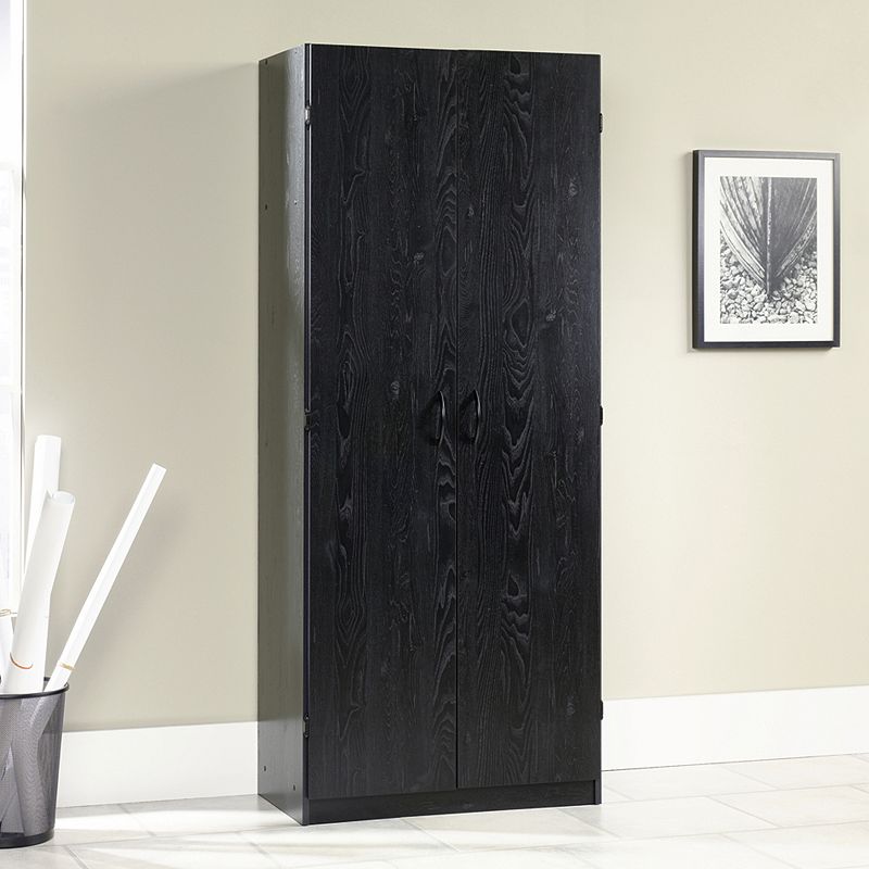 UPC 042666104784 product image for Sauder Modern Storage Cabinet, Black | upcitemdb.com