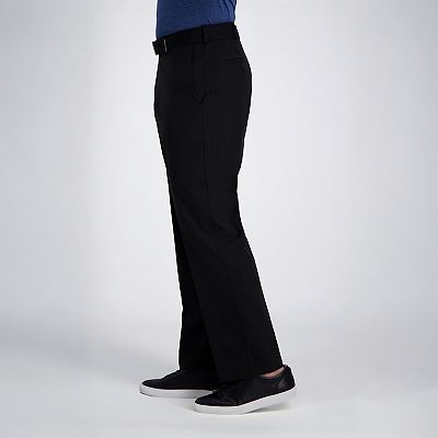 Men's Haggar Cool Right Performance Flex Classic-Fit Flat-Front Pants