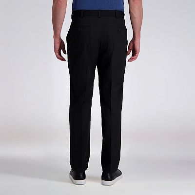 パンツ CLASSIC FIT TROUSERS GRAIGE Haggar mens Big & Tall Cool Gabardine Expandable-waist Plain