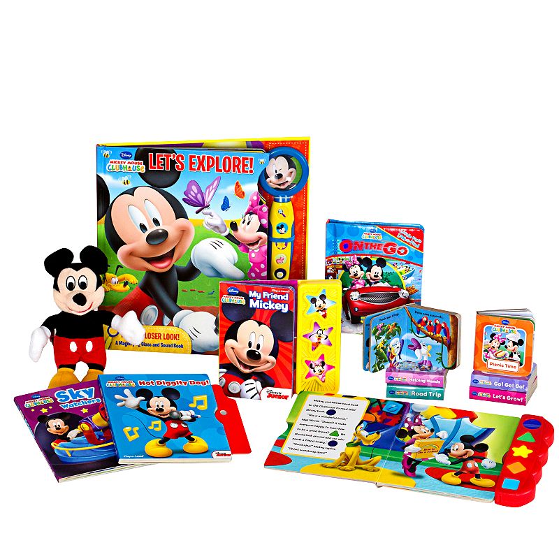 Disney Mickey Mouse Clubhouse Deluxe Read and Play Gift Set, Multicolor