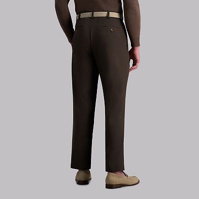 Men's Haggar Cool Right Performance Flex Classic-Fit Pleated Pants, Size: 40X31, Midnight