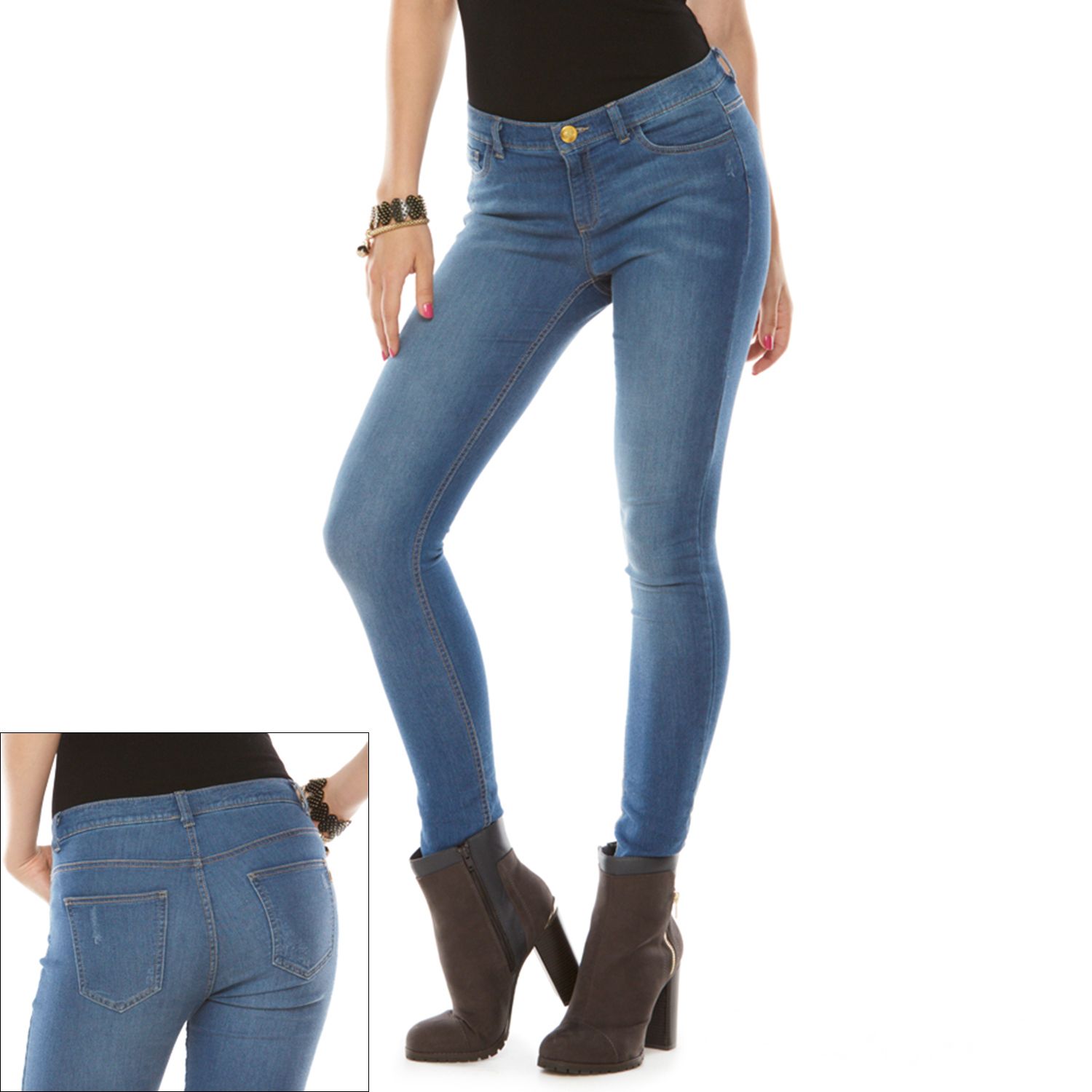 kohls colored skinny jeans