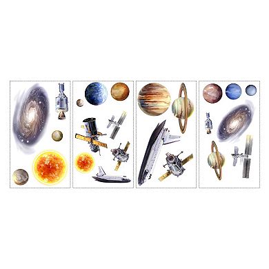 Space Travel Peel and Stick Wall Decals