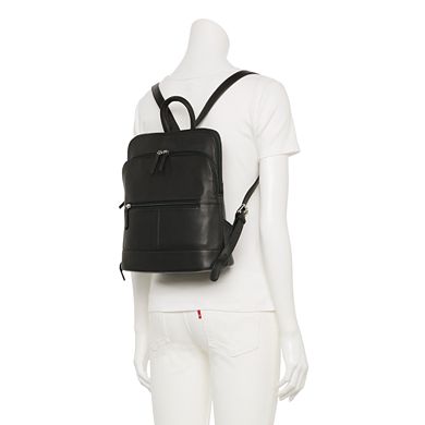 ili Adjustable Strap Leather Backpack