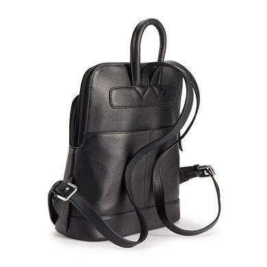 ili Adjustable Strap Leather Backpack
