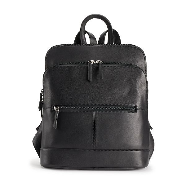 ili Adjustable Strap Leather Backpack