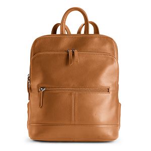 ili Adjustable Strap Leather Backpack