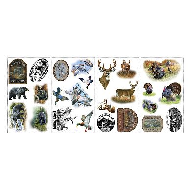 Wildlife Medley Peel and Stick Wall Decals