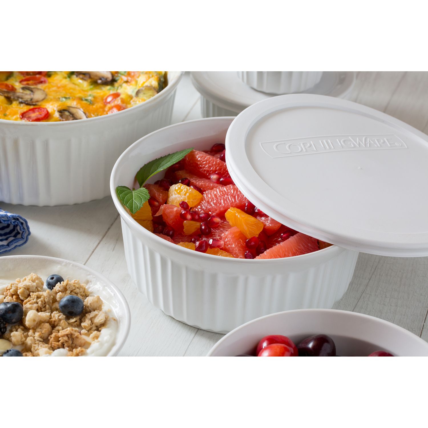 CorningWare 11-pc. French White Serveware Set