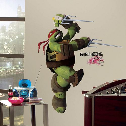 Teenage Mutant Ninja Turtles Raphael Peel and Stick Wall Decal