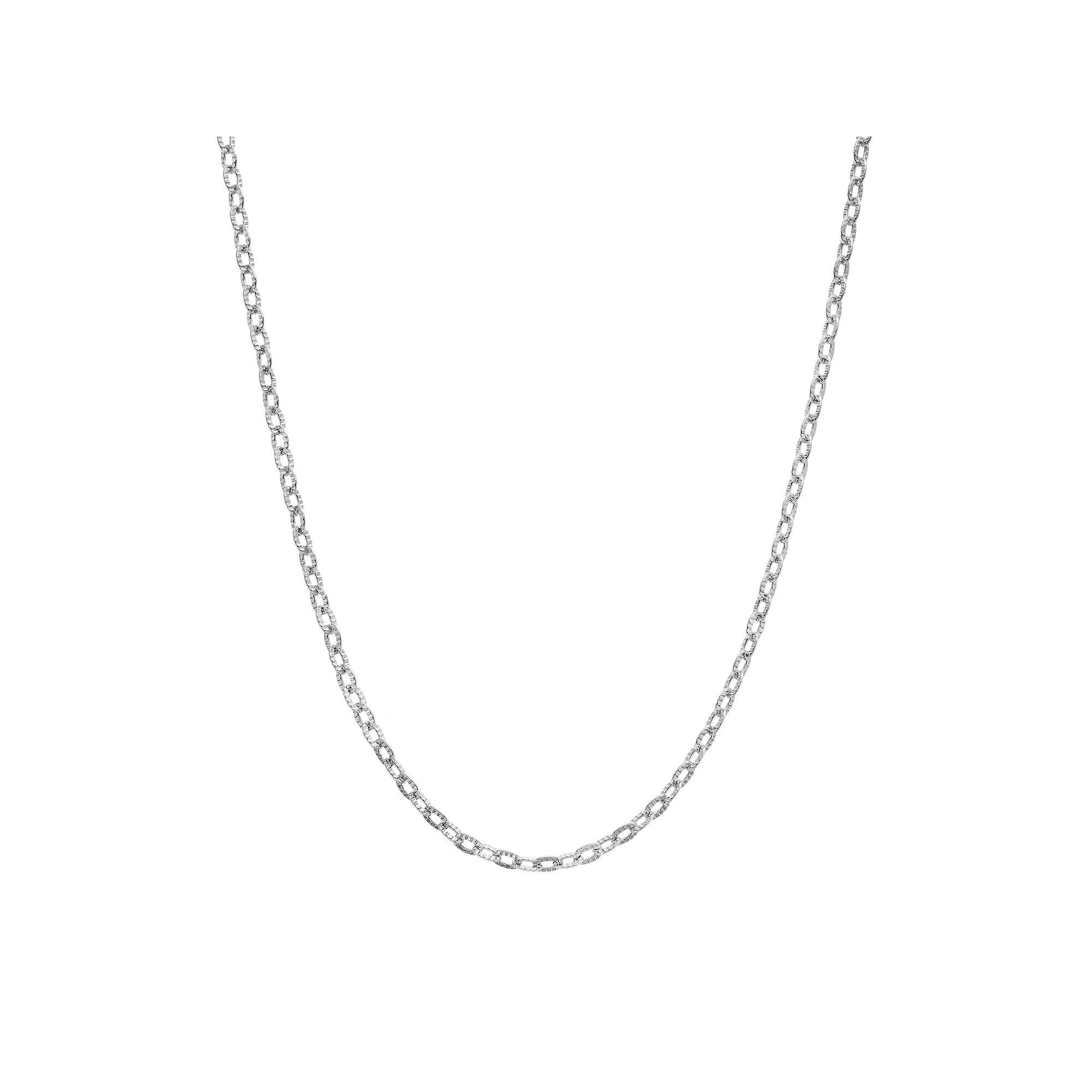 Blue La Rue Stainless Steel Rolo Chain Necklace - 18 in., Womens, Size: 1