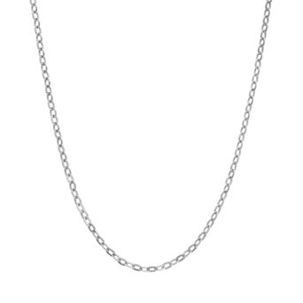 Blue La Rue Stainless Steel Rolo Chain Necklace - 18 in