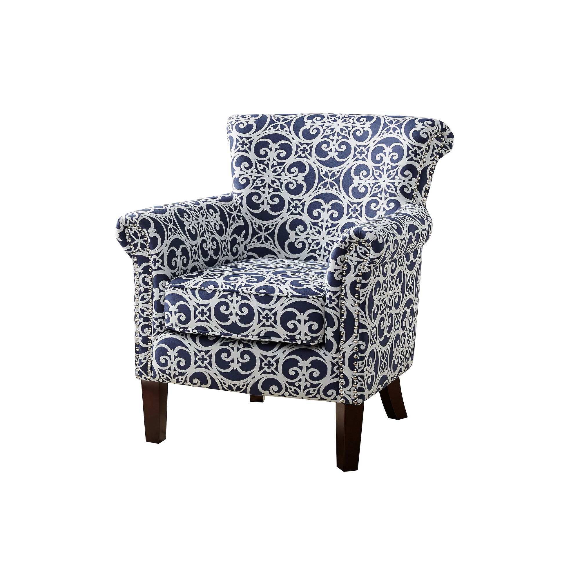 Madison Park Brooke Accent Chair, Blue