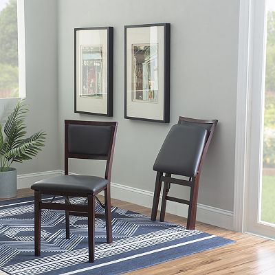 Linon keira pad folding chair hotsell