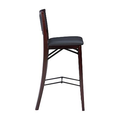 Linon Keira Folding Bar Chair