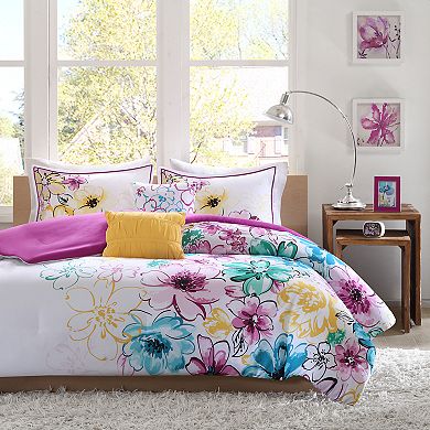 Intelligent Design Ashley Reversible Comforter Set