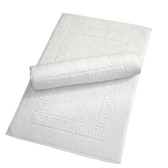 Linum Home Textiles 2 pk Terry Greek Key Bath Mats
