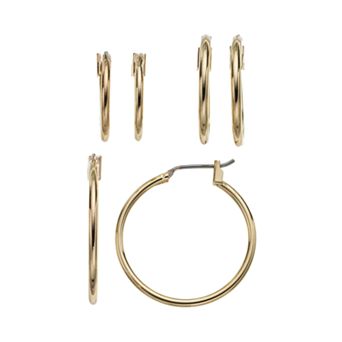 Napier Hoop Earring Set