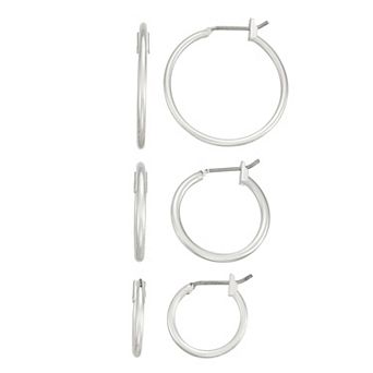 Napier Hoop Earring Set