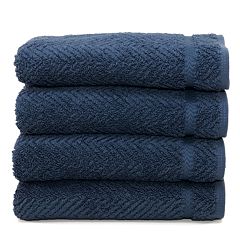 Linum Home Textiles Soft Twist 6-Pc. Bath Towel Set - Midnight Blue