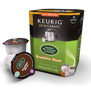 Keurig® K-Carafe™ Pod Green Mountain Coffee Breakfast Blend Light Roast Coffee - 8-pk.