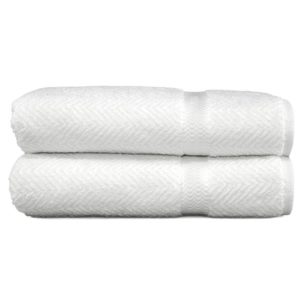 Linum Home Textiles Herringbone 2-pk. Bath Towels