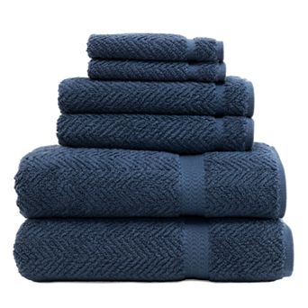 Linum Home Textiles Herringbone 6 pc Bath Towel Set