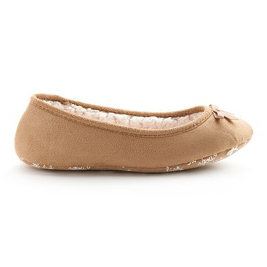 Sonoma Goods For Life® Plush Ballet Slippers - Women's