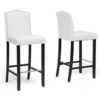 Baxton Studio 2 pc Libra Bar Stool Set