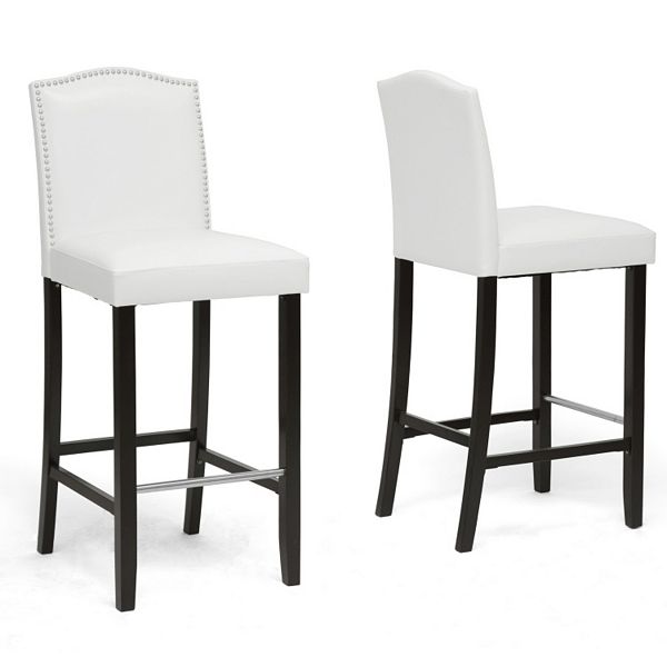 Baxton Studio 2piece Libra Bar Stool Set