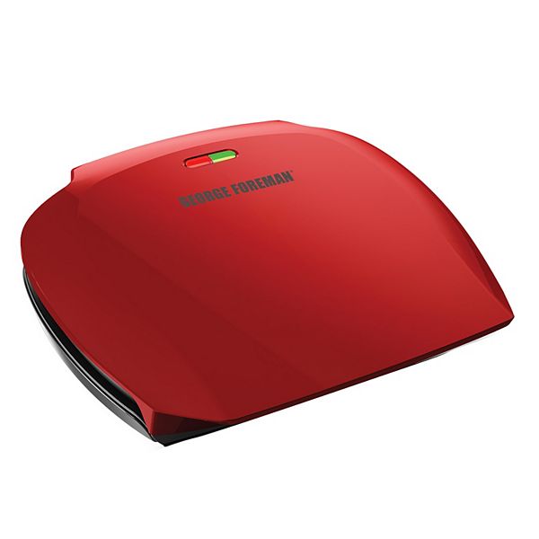 George Foreman 5-Serving Classic Plate Grill - Red