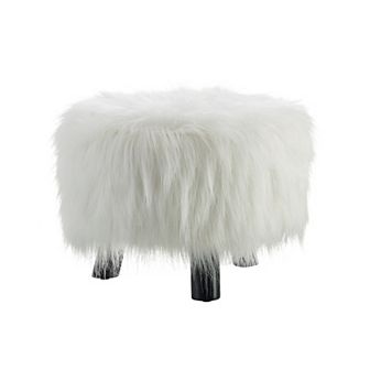 Linon Flokati Stool
