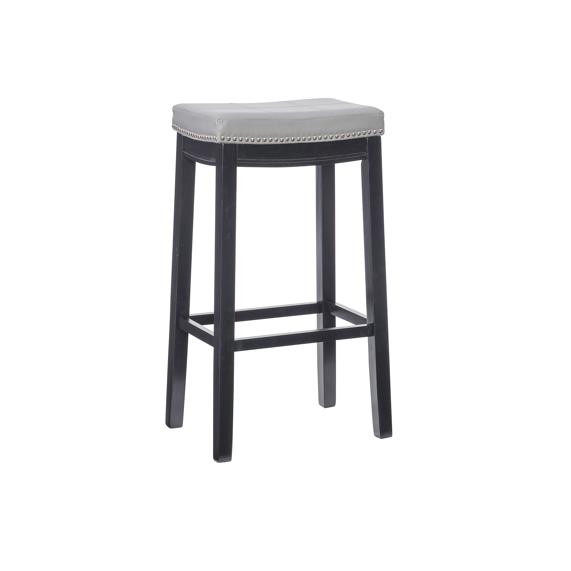 Linon Claridge Bar Stool, Gray