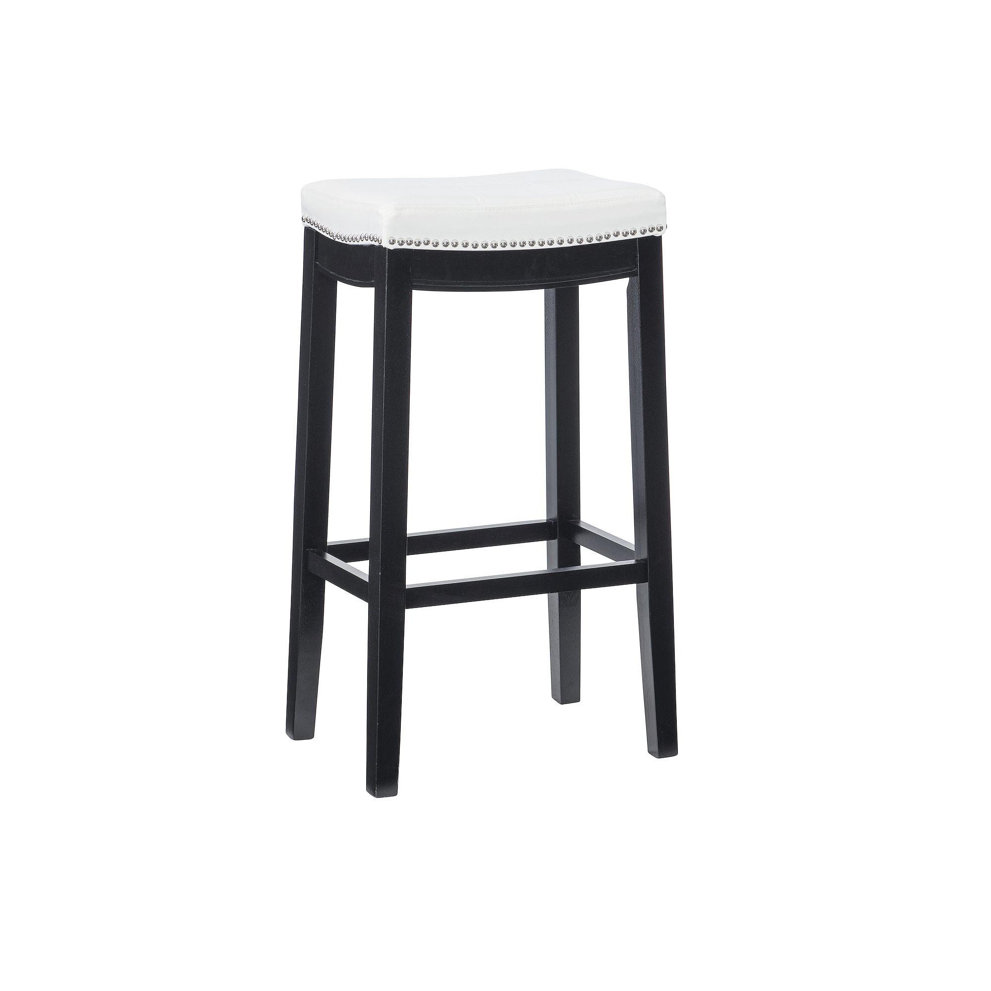 Linon Claridge Bar Stool, White