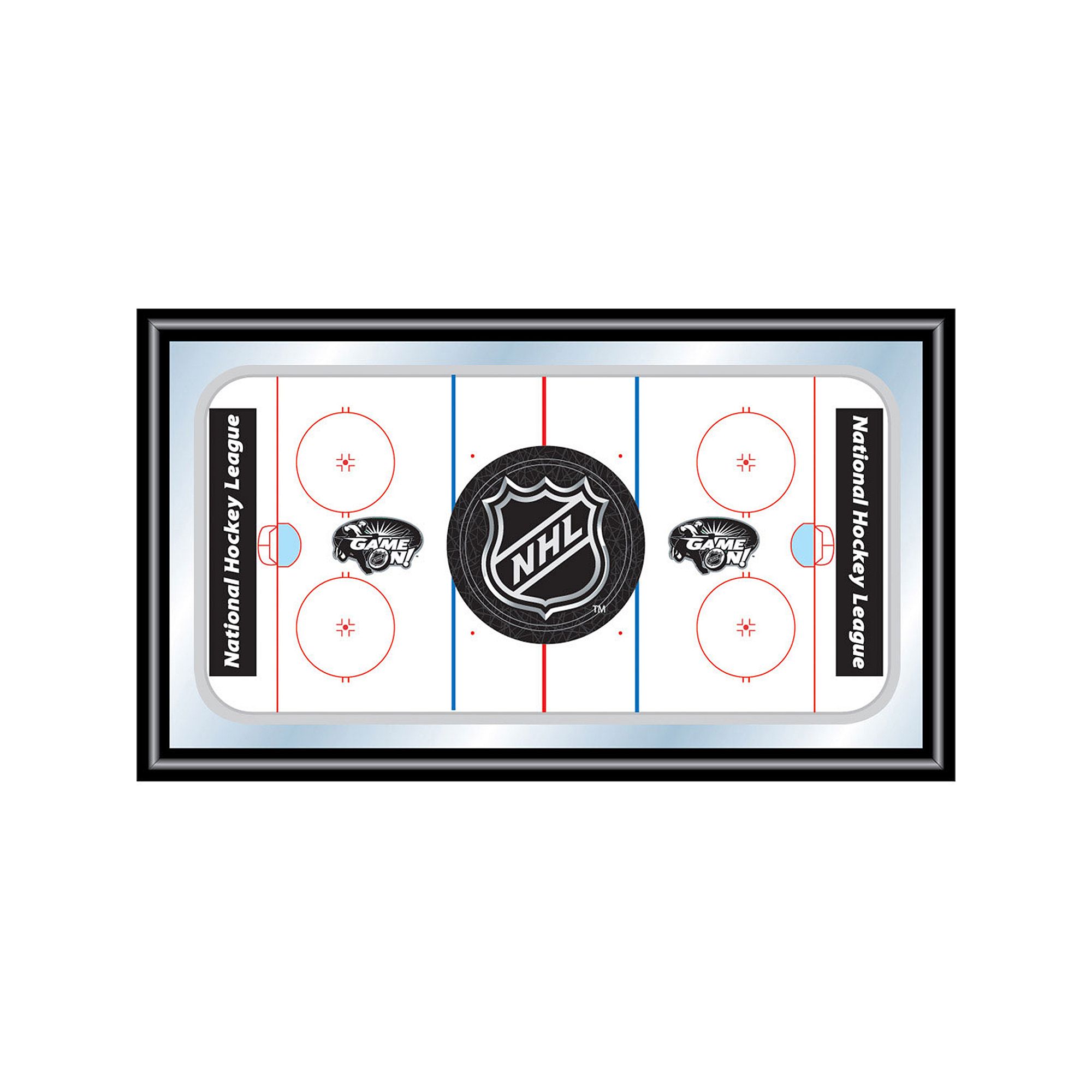 NHL Framed Hockey Rink Wall Art, Nhl Team