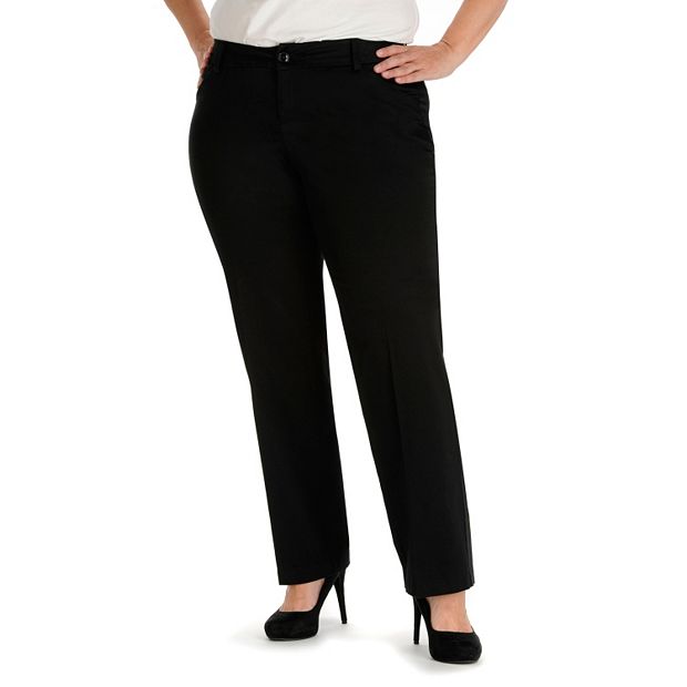 Women's lee modern series best sale curvy fit maxwell dress pants