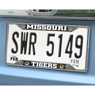 Missouri Tigers License Plate Frame