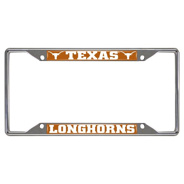 Texas Longhorns License Plate Frame