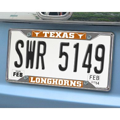 Texas Longhorns License Plate Frame