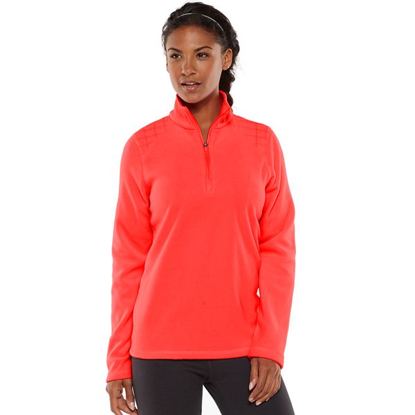 Women's Tek Gear® Quilted Quarter-Zip Microfleece Top